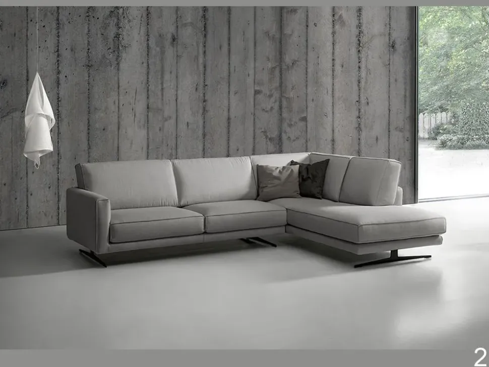 Divano con penisola Gass Excò in Offerta Outlet