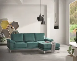 Divano con penisola Ginger Salvetti sconto outlet 40%