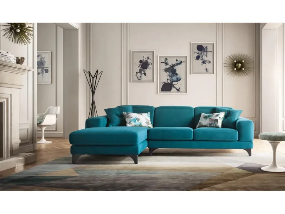 Divano Con penisola Harvey di Le comfort a prezzo ribassato