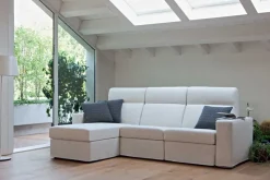 Divano con penisola in stile Design Con movimento relax a prezzi convenienti