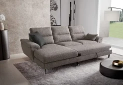 Divano Con penisola in Tessuto Cupido di Le comfort