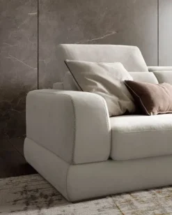 Divano con penisola in Tessuto Graffiti Le comfort