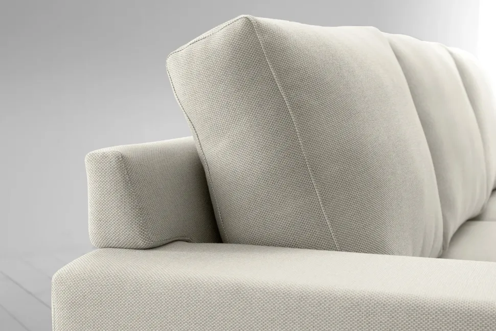 Divano con penisola in Tessuto Gienne a prezzo scontato