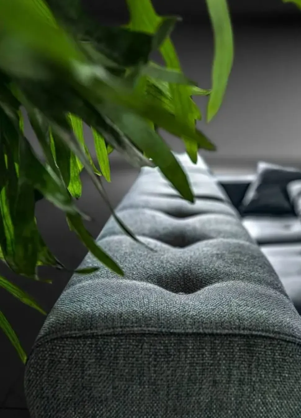 Divano con penisola in Tessuto Md work a prezzo scontato