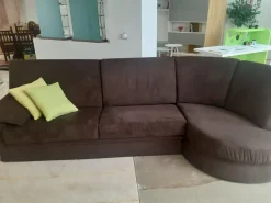 Divano con penisola in Tessuto Girondo Rigo salotti