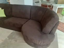 Divano con penisola in Tessuto Girondo Rigo salotti