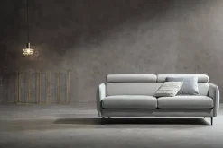 Divano con penisola in Tessuto Samoa a prezzo ribassato