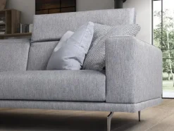 Divano con penisola in Tessuto Musa salotti a prezzo scontato