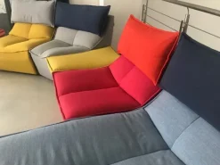 Divano con penisola in Tessuto Hip hop Calia