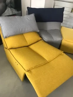 Divano con penisola in Tessuto Hip hop Calia