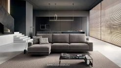 Divano Con penisola James di Doimo salotti a prezzo scontato