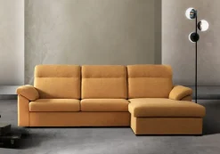 Divano con penisola Leo Bi.el salotti a prezzi outlet