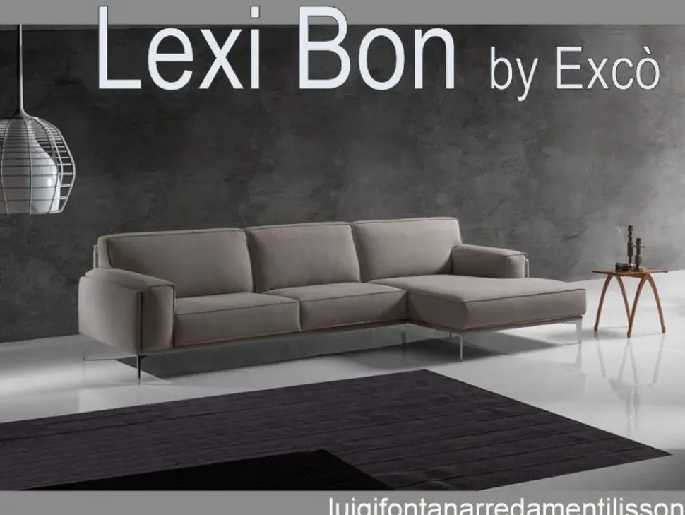 Divano con penisola Lexi bon Excò con forte sconto