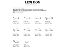 Divano con penisola Lexi bon Excò con forte sconto