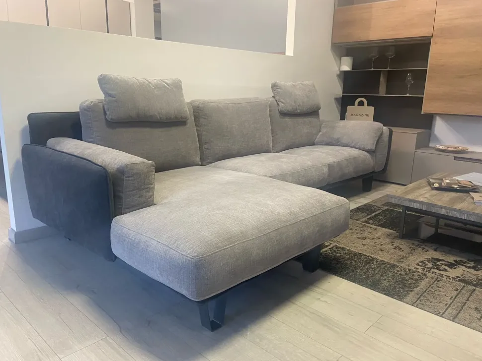 Divano con penisola Living chic Samoa ad un prezzo imperdibile