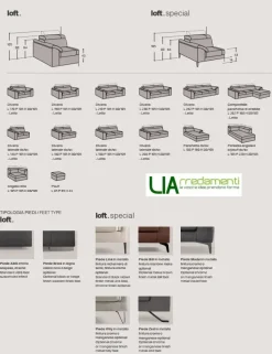 Divano Con penisola Loft special di Samoa a prezzo ribassato