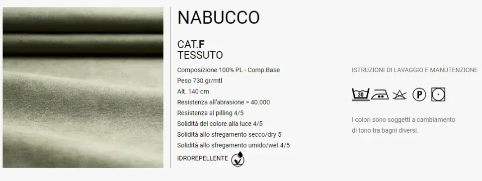 Divano con penisola Madrid Rosini in OFFERTA - 28%