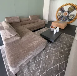 Divano Con penisola modello Divano penisola piede alto di Zr in offerta