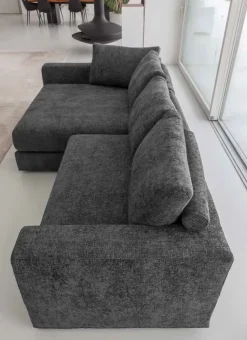 Divano con penisola modello Divano maxi penisola anti macchia di Md work in offerta