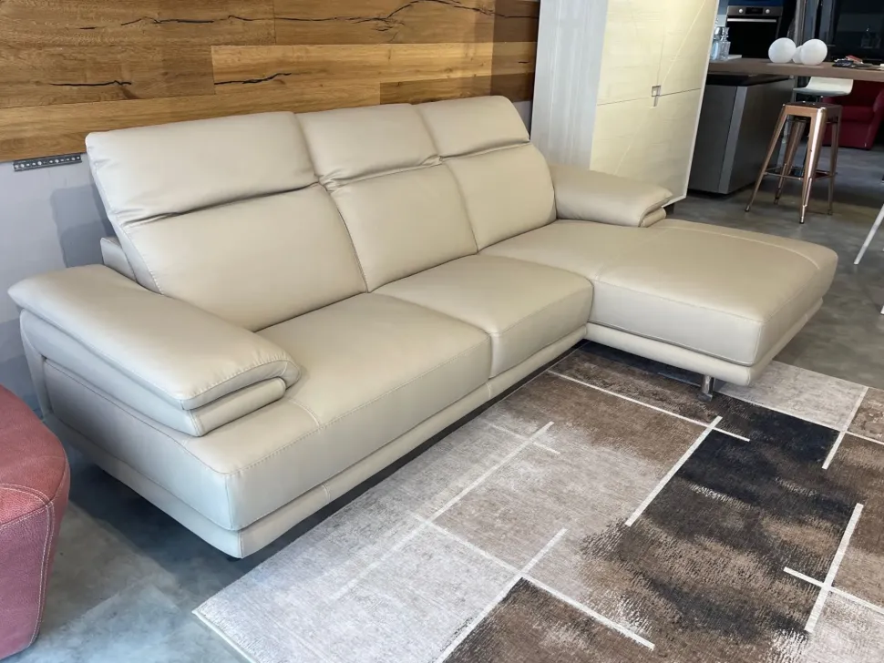 Divano con penisola Orlando Calia in Offerta Outlet