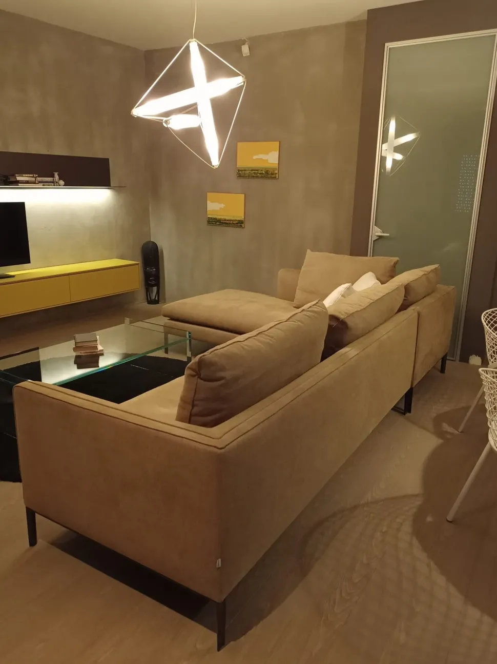 Divano con penisola Paul Molteni & c a prezzi outlet