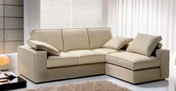 Divano con penisola Penisola reversibile vari rivestimenti Md work in Offerta Outlet