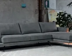 Divano con penisola Philip.77 Doimo salotti a prezzo ribassato