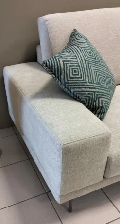 Divano con penisola Platz Rizzetto in Tessuto a 2550€