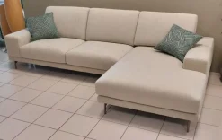 Divano con penisola Platz Rizzetto in Tessuto a 2550€