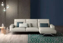 Divano con penisola Polo line s. Md work a prezzi outlet