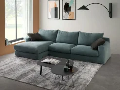 Divano Con penisola Strip outlet Diotti.com in Offerta Outlet a 1890€