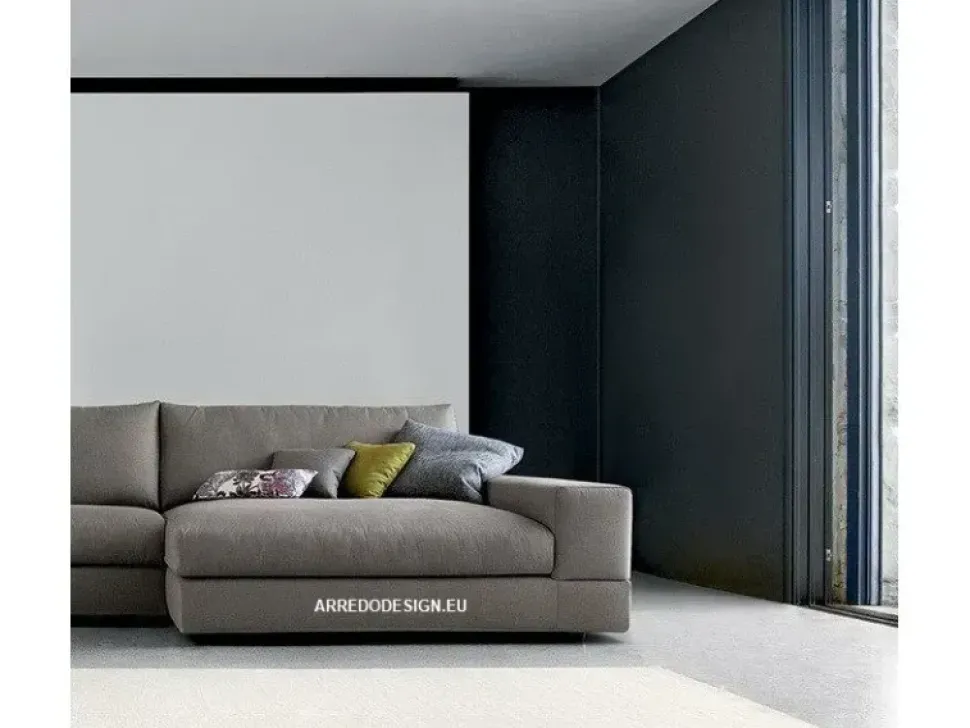 Divano Con penisola Vision di Doimo salotti a prezzo scontato