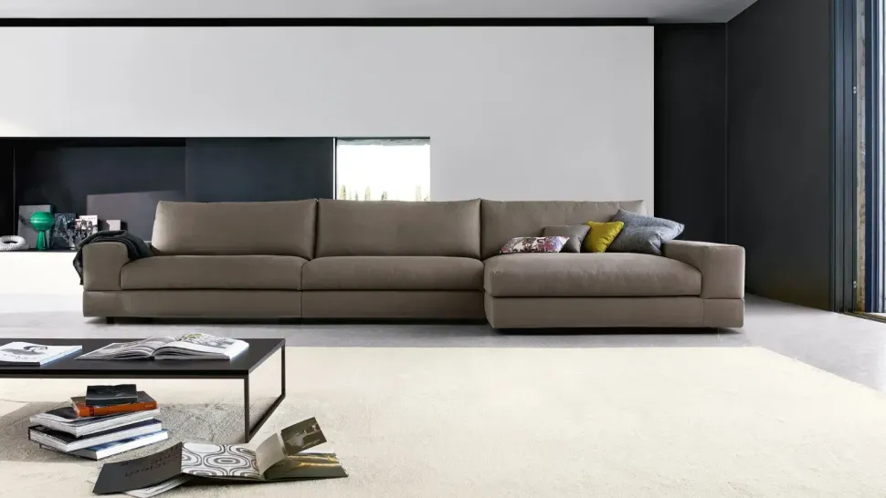 Divano Con penisola Vision di Doimo salotti a prezzo scontato