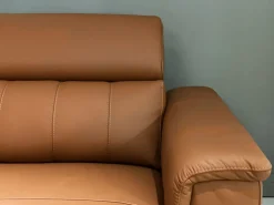 Divano con penisola Washington Nicoletti home in Pelle a 3863€