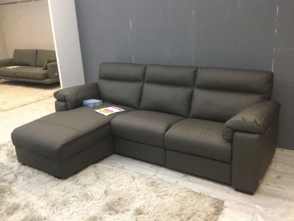 Divano con penisola William Doimo salotti a prezzi outlet