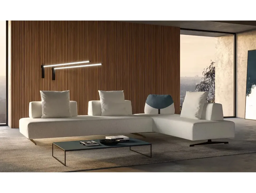 Divano da 4 posti modello Simply * di Doimo salotti scontato