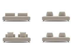 Divano da 4 posti modello Simply * di Doimo salotti scontato