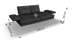 Divano da 3 posti modello Divano toby wing calia spedibile di Calia scontato