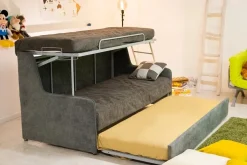 Divano da 3 posti modello Divano letto tris expo di Artigianale scontato