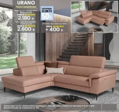 Divano da 4 posti modello Urano di Sofangel scontato