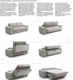 Divano da 3 posti modello Bob di Felis scontato