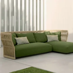 Divano da giardino Talenti Criff divano con penisola a prezzi outlet