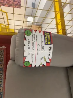 Divano Daniela afo sofà in Tessuto non sfoderabile  di Artigianale scontato 50%