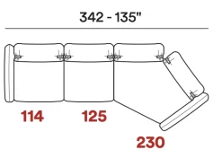 Divano Dea di Max divani in stile design in Offerta Outlet