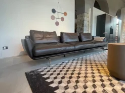 Divano design pelle Get back di Poltrona frau con sconto del - 45%