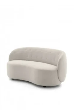 Divano design tessuto Divano 3 posti curvo moby di Artigianale con sconto del - 23%