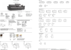 Divano design tessuto Firenze di Rosini con sconto del - 30%