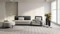 Divano design tessuto Matrix di Samoa con sconto del - 35%