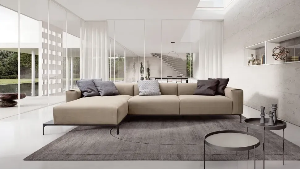 Divano design tessuto Spencer di Doimo salotti con sconto del - 35%