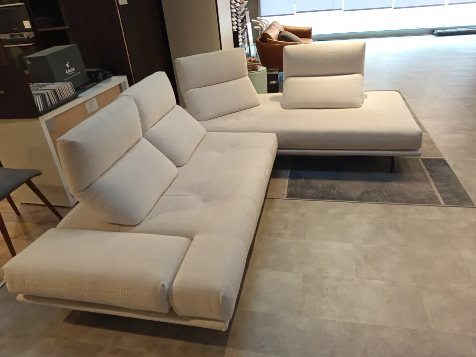 Divano Divano calia italia boero in Tessuto sfoderabile di Calia scontato 58%